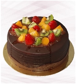 Taptaze Karışık Meyveli Hasbahçe Yaş Pasta 2-3 Kişilik