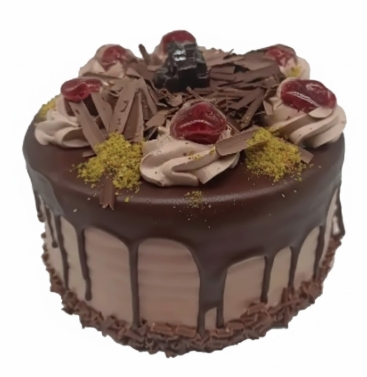 Yüksek Kaliteli 6-9 Kişilik Çikolatalı Kutlama Pastası